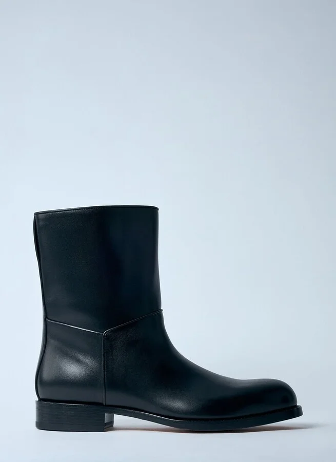 The Row Nobilis Leather Boots - Man Boots Black Eu - 41