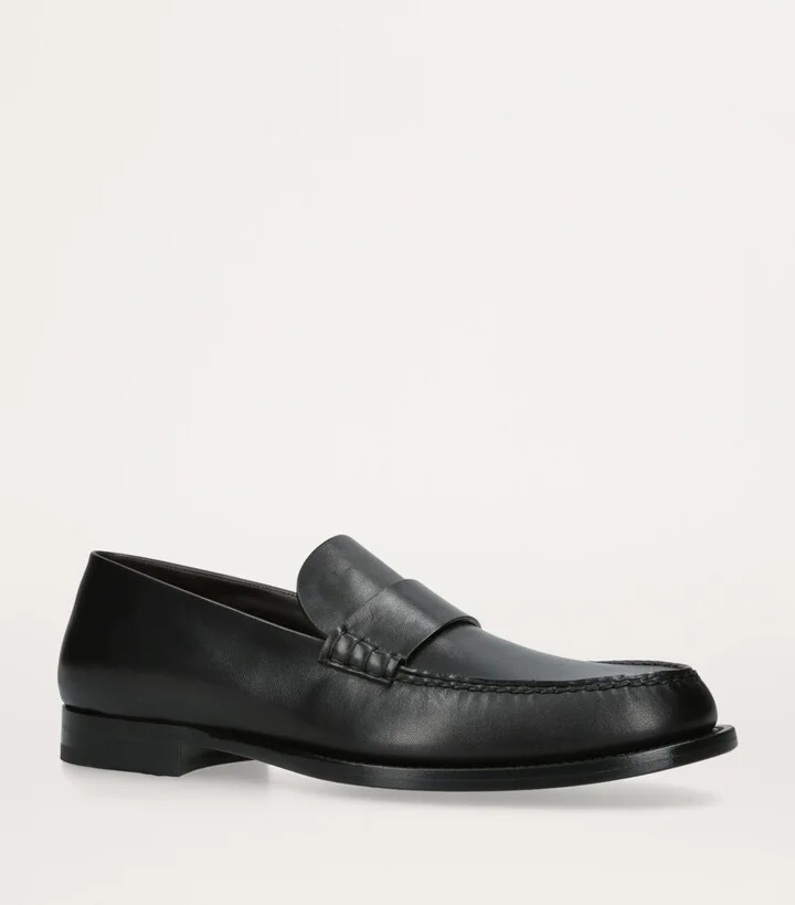 The Row Novus Leather Loafers - Image 3