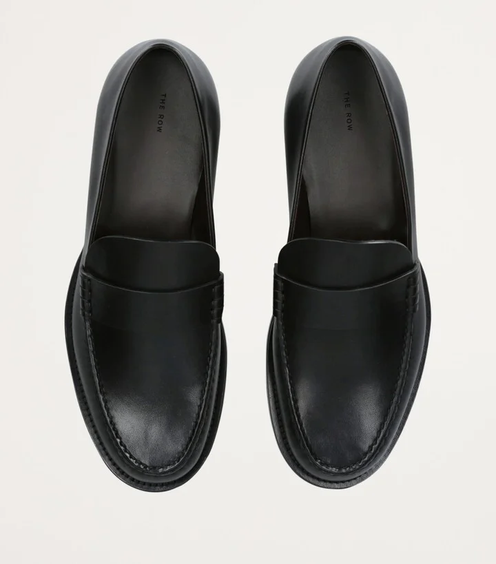 The Row Novus Leather Loafers - Image 4