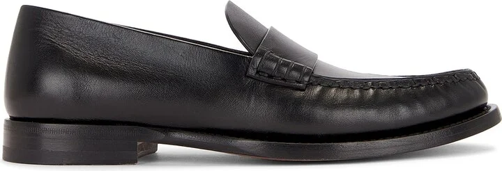 The Row Novus Mocassin Loafer in Black