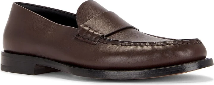 The Row Novus Mocassin Loafer in Chocolate - Image 2