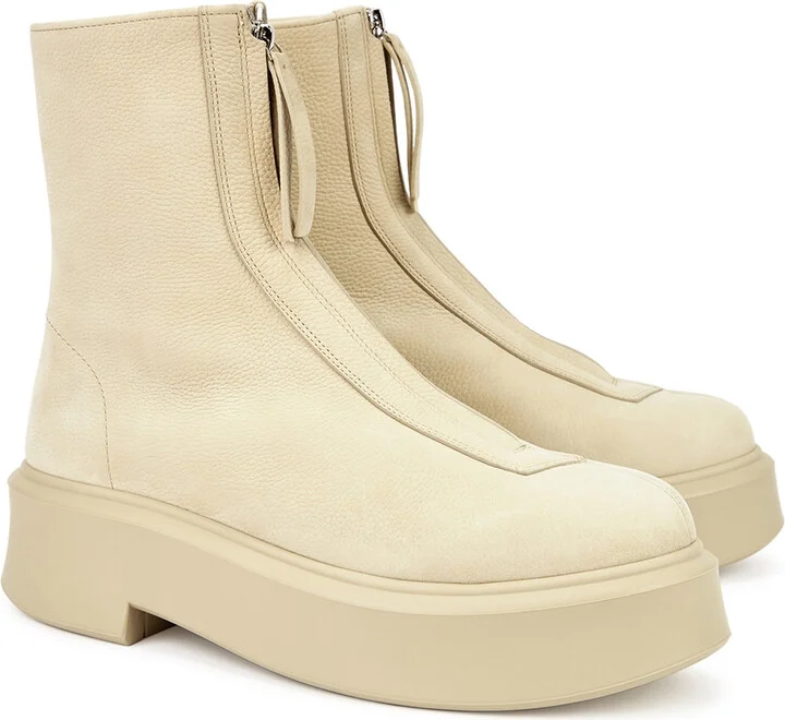The Row Nubuck Ankle Boots - Image 2