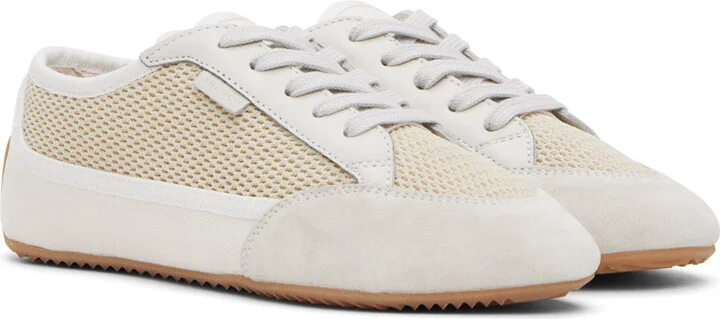 The Row Off-White Bonnie Sneakers - Image 4