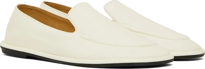 The Row Off-White Canal Loafers - Image 4