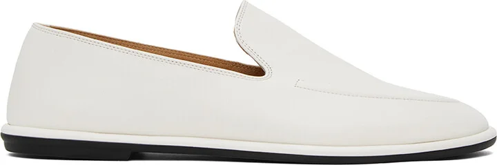 The Row Off-White Canal Loafers