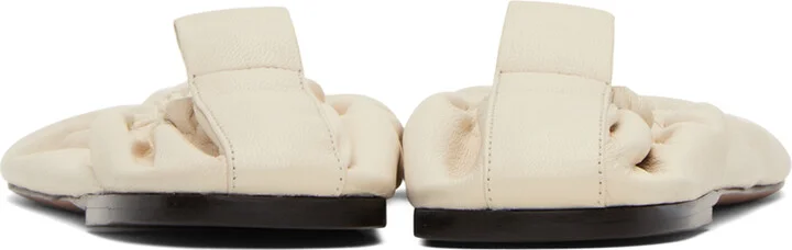 The Row Off-White Glove Ballerina Flats - Image 2
