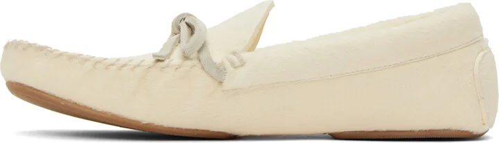 The Row Off-White Lucca Loafers - Image 3