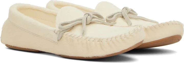 The Row Off-White Lucca Loafers - Image 4