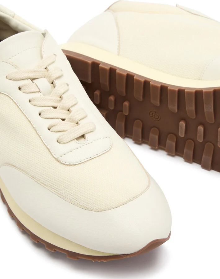The Row Owen Panelled Mesh-knit Sneakers - Image 3