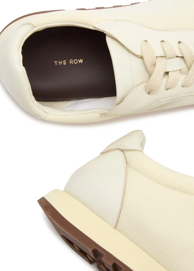 The Row Owen Panelled Mesh-knit Sneakers - Image 4