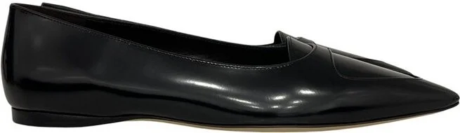 The Row Pointed-Toe Ballet Flat Shoes