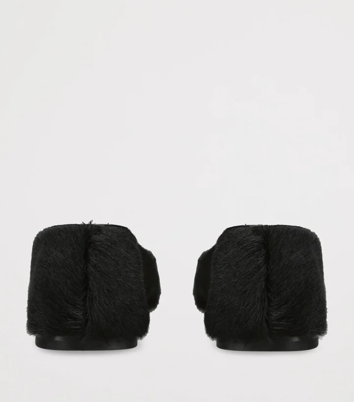 The Row Pony Hair Square Ballet Flats - Image 2