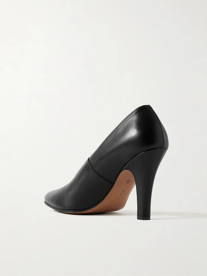 The Row - Prudens Leather Pumps - Black - Image 3