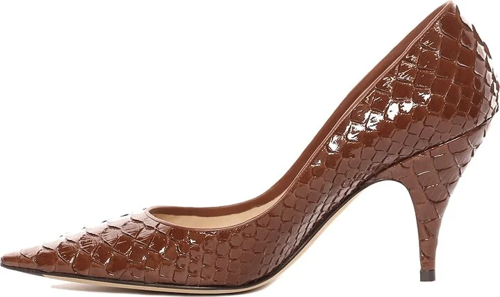 The Row Python Liisa Pump in Brown - Image 2