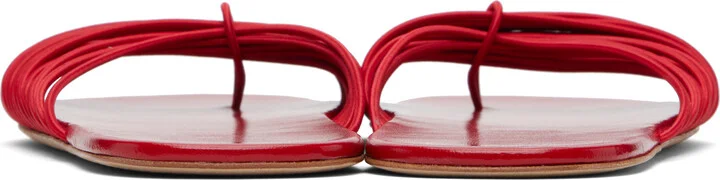 The Row Red Sara Sandals - Image 2