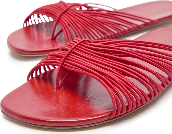 The Row Sara Leather Thong Sliders - Image 4