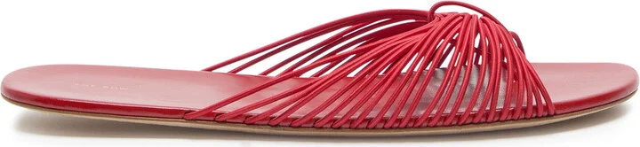 The Row Sara Leather Thong Sliders