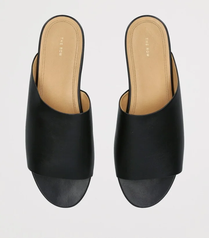 The Row Signum Leather Slipper - Image 4
