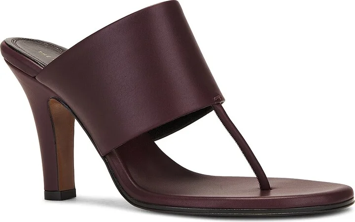 The Row Signum Sandal in Burgundy - Image 2