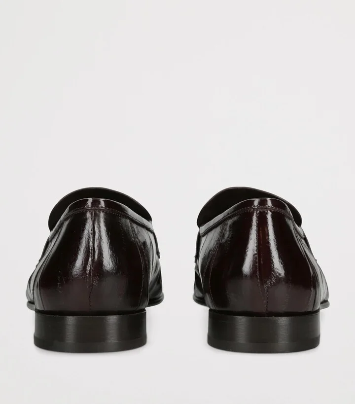 The Row Soft Fish Skin Loafers - Image 2