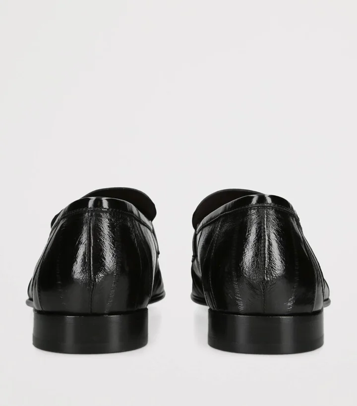 The Row Soft Fish Skin Loafers - Image 2