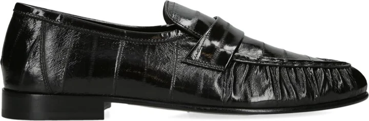 The Row Soft Fish Skin Loafers