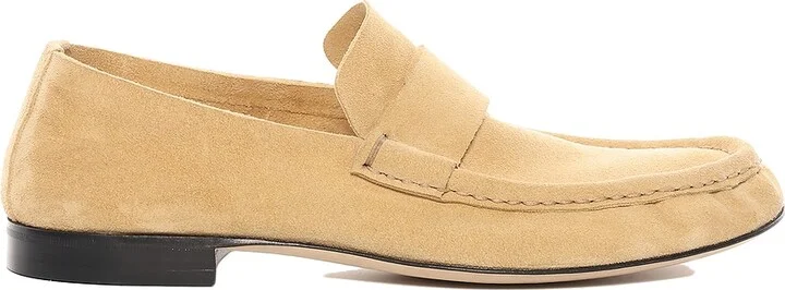 The Row Soft Mocassin in Beige