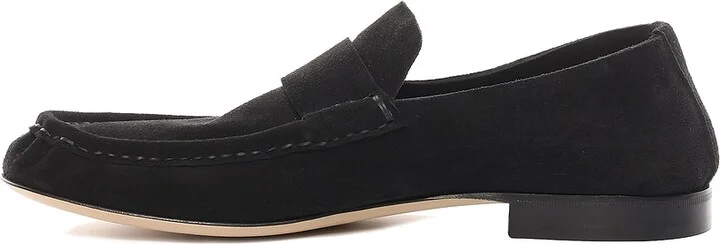The Row Soft Mocassin in Black - Image 2