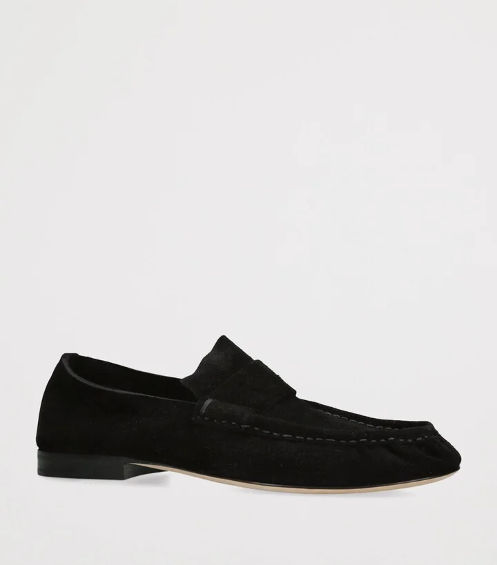 The Row Soft Suede Loafers - Image 3
