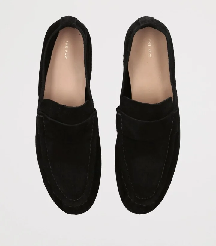 The Row Soft Suede Loafers - Image 4