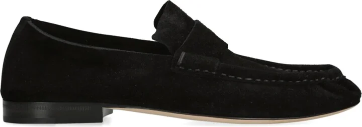 The Row Soft Suede Loafers