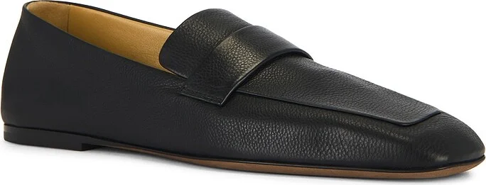 The Row Square Loafer in Black - Image 2