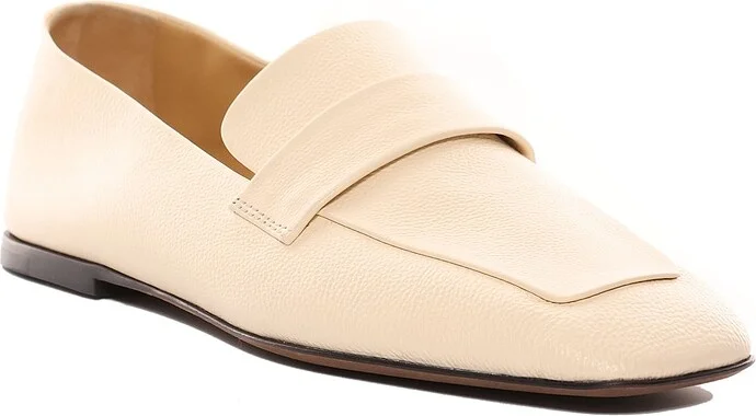 The Row Square Loafer in Cream - Image 2