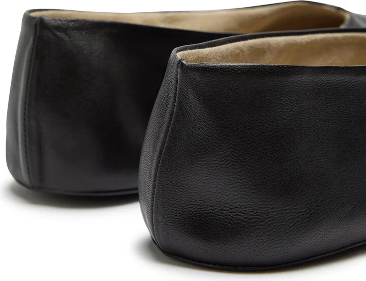 The Row Stella Leather Ballet Flats - Image 4