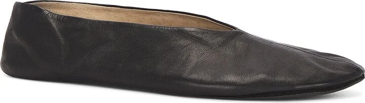 The Row Stella Slipper in Black - Image 2