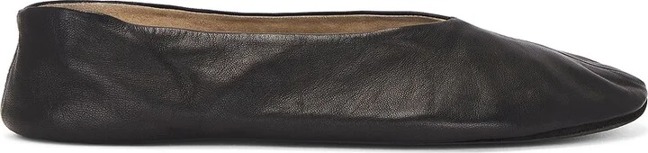 The Row Stella Slipper in Black