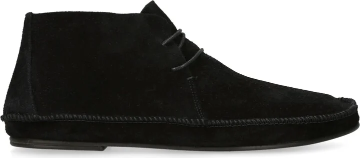 The Row Suede Tyler Ankle Boots
