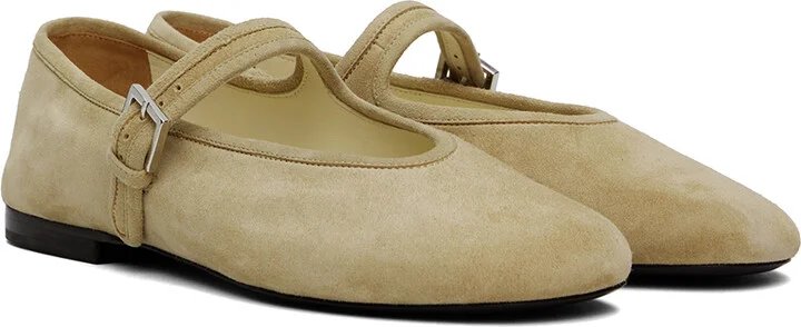 The Row Tan Boheme MJ Ballerina Flats - Image 4