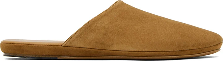 The Row Tan Franco Loafers