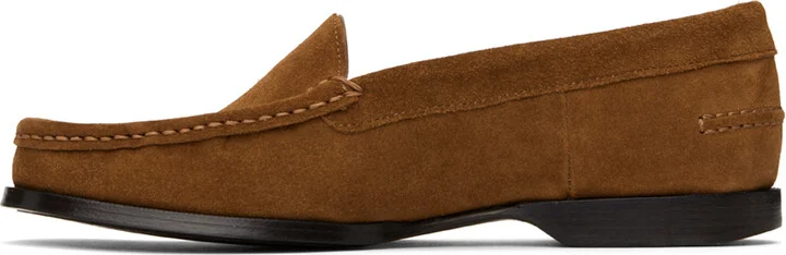 The Row Tan Ruth Loafers - Image 3