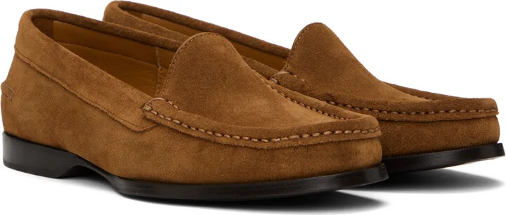 The Row Tan Ruth Loafers - Image 4
