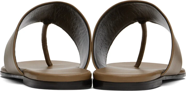 The Row Tan Signum Sandals - Image 2