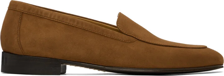 The Row Tan Sophie Loafers