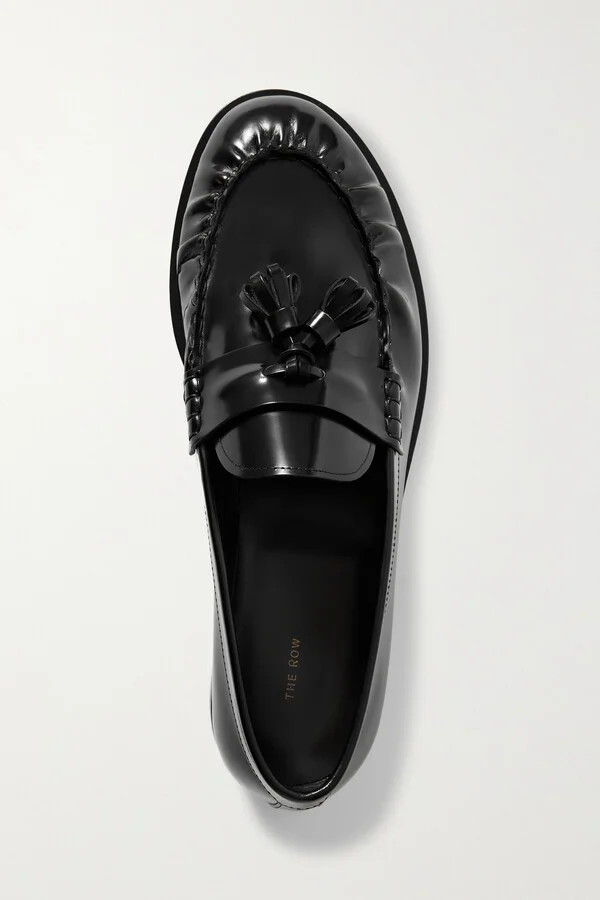 The Row - Tasseled Leather Loafers - Black - Image 5