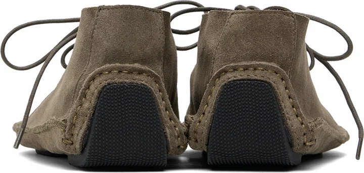 The Row Taupe Lucca Desert Boots - Image 2