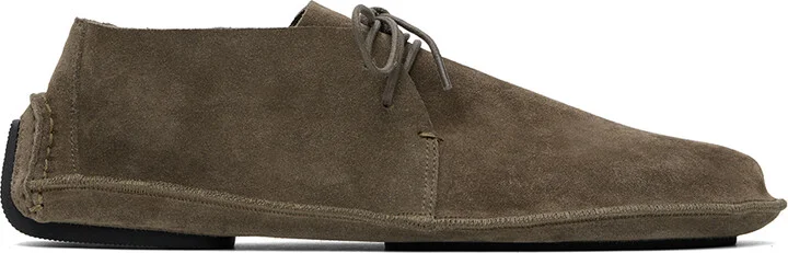 The Row Taupe Lucca Desert Boots