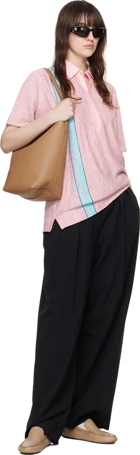 The Row Taupe Lucca Loafers - Image 5