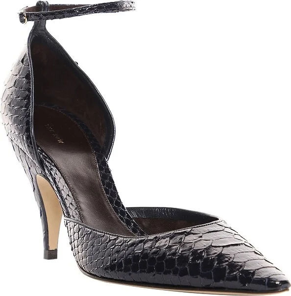 The Row Uxor D'orsay Python Pump in Navy - Image 2