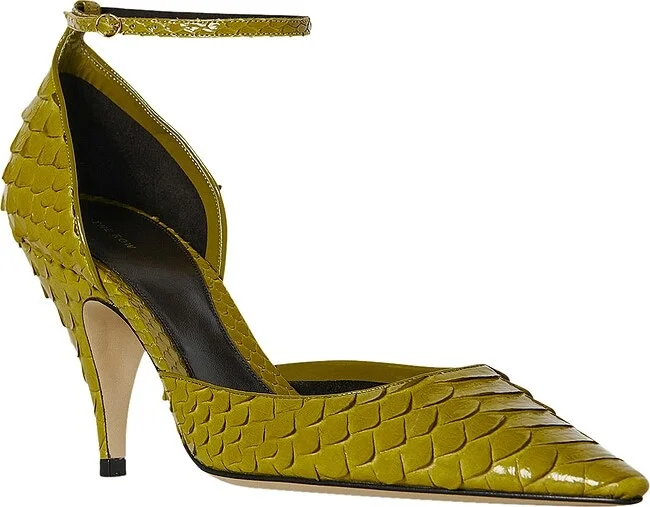 The Row Uxor D'orsay Python Pumps in Green - Image 2