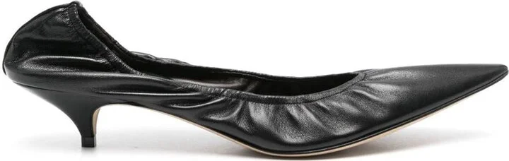 The Row Uxor Leather Pumps